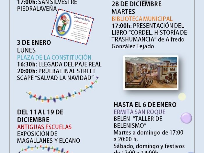 Actividades de Navidad en Piedralaves
