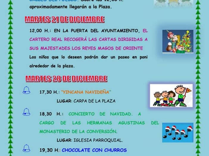 Actividades navideñas en Santa Maria del Tiétar