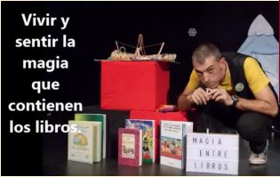 Espectáculo de magia "Magia entre libros" en Piedralaves