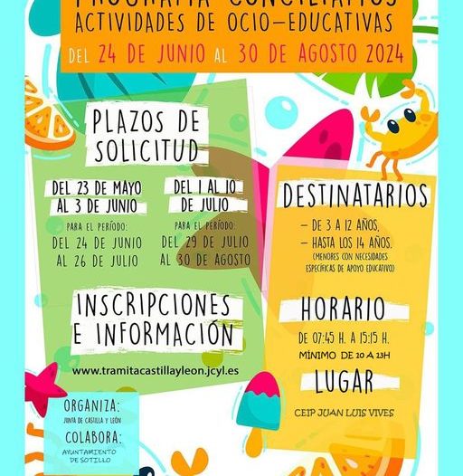 CAMPAMENTOS URBANOS "CONCILIAMOS VERANO 2024".