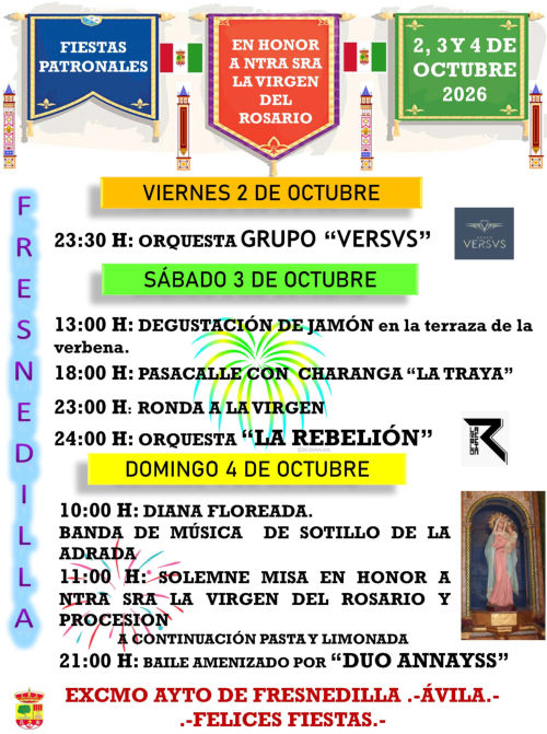 FIESTAS PATRONALES EN FRESNEDILLA