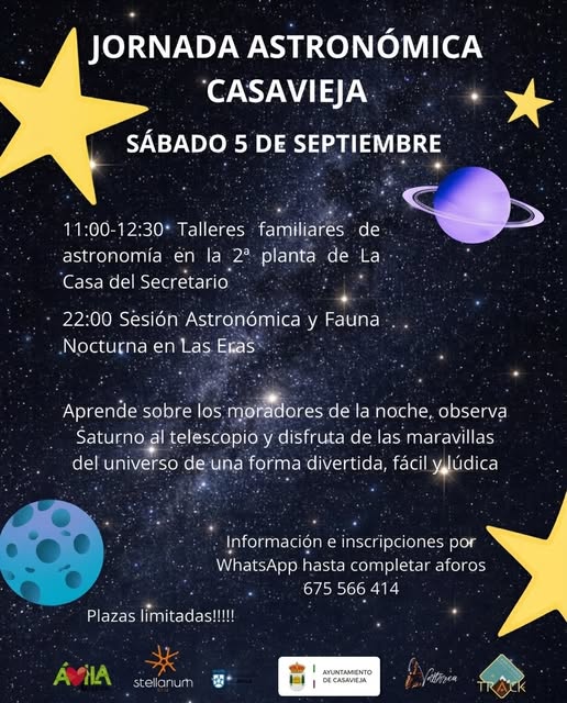 Cartel de la Jornada Astronómica de Casavieja