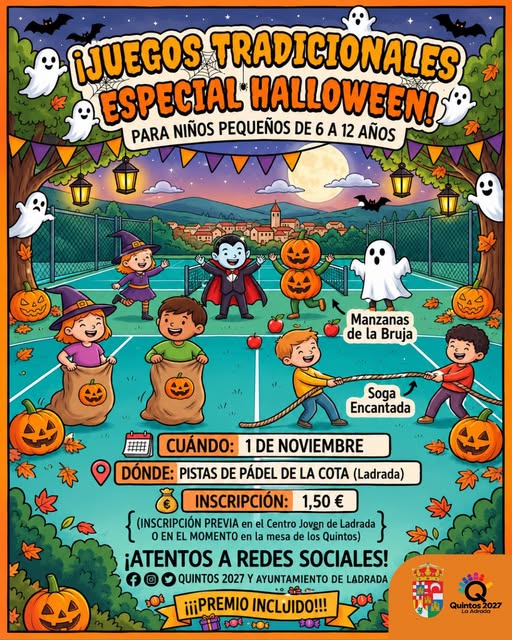 ¡HALLOWEEN TAMBIÉN SE JUEGA EN LA ADRADA!