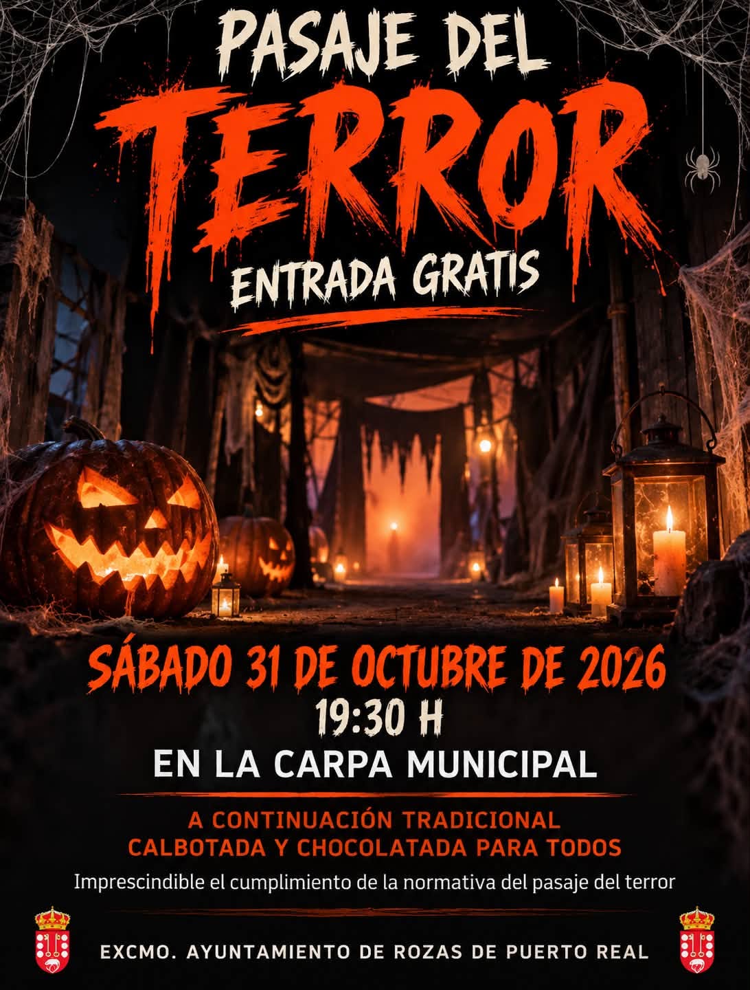 Pasaje del terror con calbotada y chocolatada