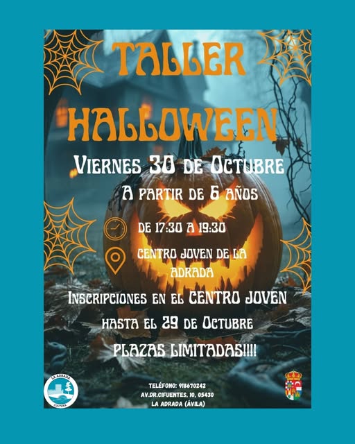 Taller de Halloween Centro Joven de La Adrada