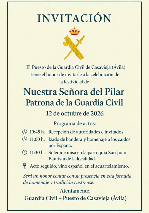 Festividad de Nuestra Señora del Pilar