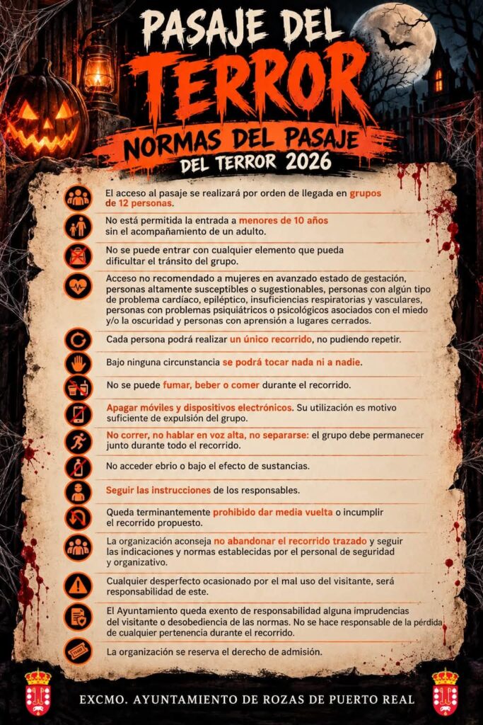 Pasaje del terror con calbotada y chocolatada