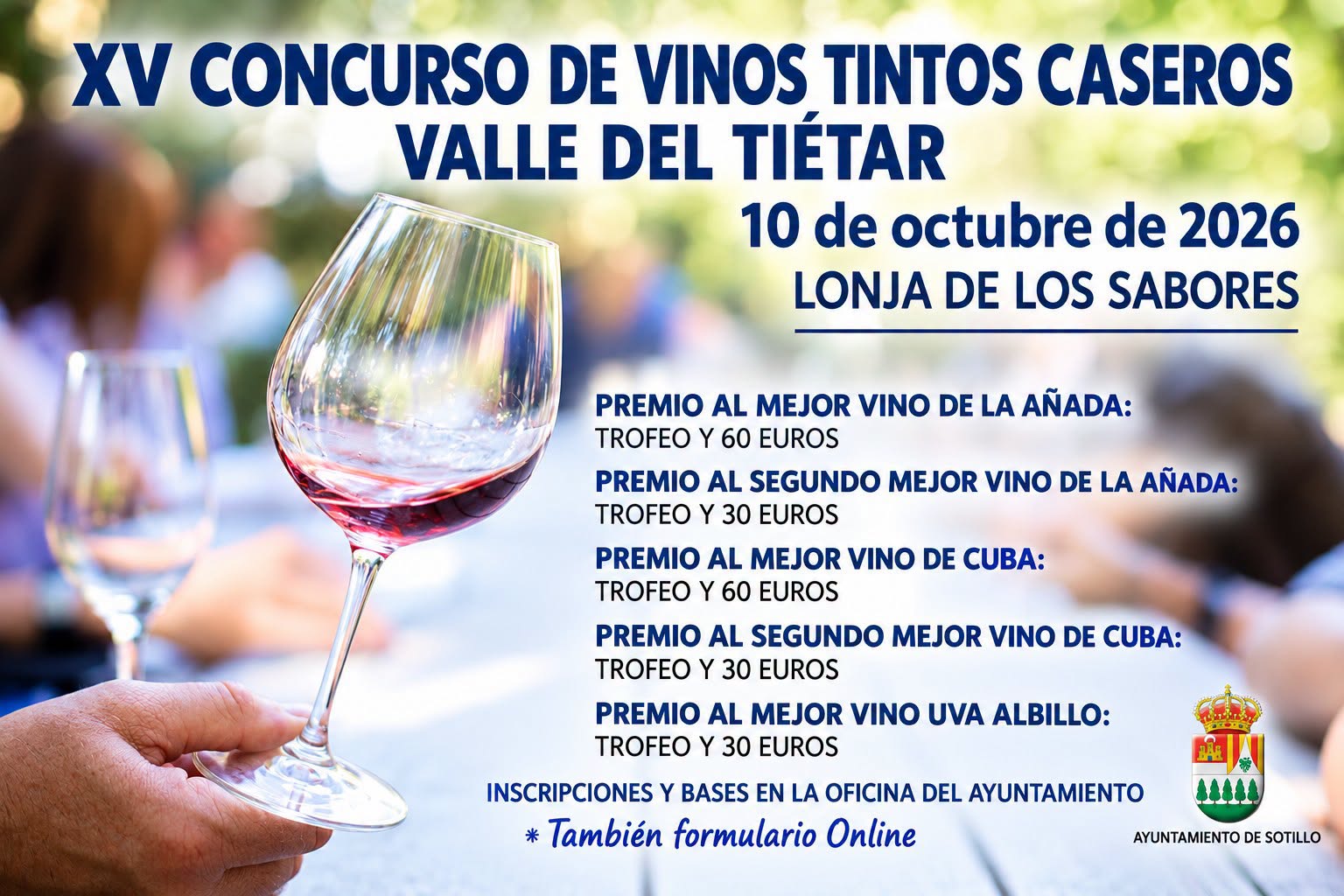 XV CONCURSO DE VINOS CASEROS DEL VALLE DEL TIÉTAR.